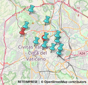 Mappa Via Luigi Canina, 00196 Roma RM, Italia (2.93917)