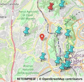 Mappa Via Domenico Svampa, 00168 Roma RM, Italia (2.81333)