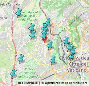 Mappa Via Domenico Svampa, 00168 Roma RM, Italia (1.91938)