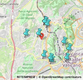 Mappa Via Domenico Svampa, 00168 Roma RM, Italia (1.95182)