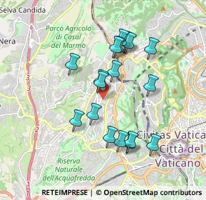 Mappa Via Domenico Svampa, 00168 Roma RM, Italia (1.74222)