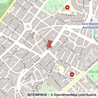 Mappa Corso Trieste,  97, 00198 Roma, Roma (Lazio)