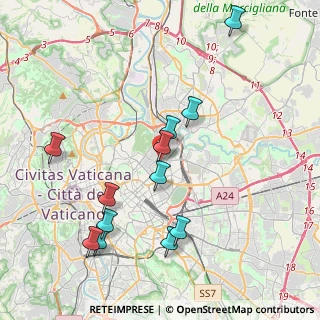 Mappa Via Gradisca, 00198 Roma RM, Italia (4.48)