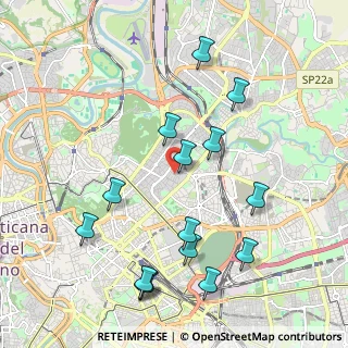 Mappa Via Gradisca, 00198 Roma RM, Italia (2.36933)