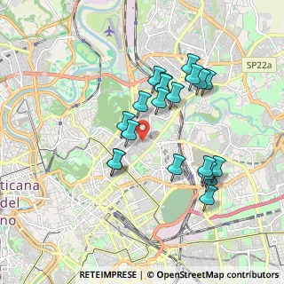 Mappa Via Gradisca, 00198 Roma RM, Italia (1.775)