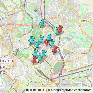 Mappa Via Gradisca, 00198 Roma RM, Italia (1.35143)