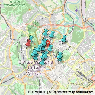Mappa Piazza del Fante, 00195 Roma RM, Italia (1.322)