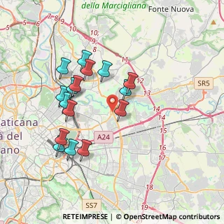 Mappa Viale Palmiro Togliatti, 00158 Roma RM, Italia (3.71)