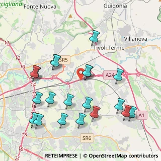 Mappa VIA DEL CASALONE LUNGHEZZA, 00132 Roma RM, Italia (4.793)