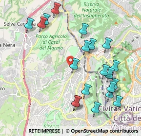 Mappa Via Francesco Nerli, 00168 Roma RM, Italia (2.388)