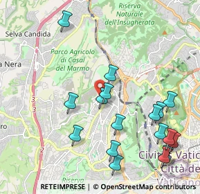 Mappa Via Francesco Nerli, 00168 Roma RM, Italia (2.46176)