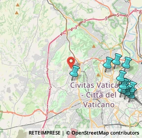 Mappa Via Francesco Nerli, 00168 Roma RM, Italia (6.27769)