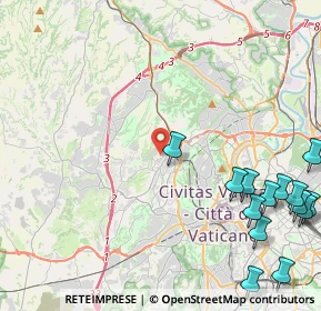 Mappa Via Francesco Nerli, 00168 Roma RM, Italia (6.70533)