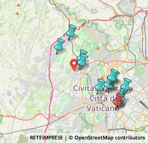 Mappa Via Francesco Nerli, 00168 Roma RM, Italia (4.28214)