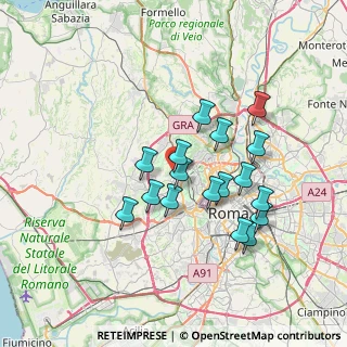 Mappa Via Francesco Nerli, 00168 Roma RM, Italia (6.58)