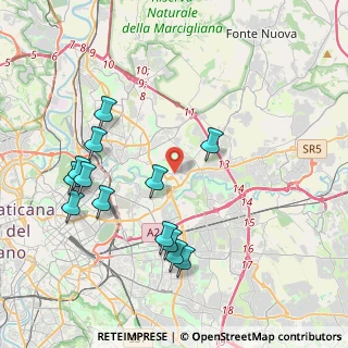 Mappa Via Vanni Biringucci, 00156 Roma RM, Italia (4.53769)