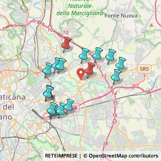 Mappa Via Giuseppe Bellucci, 00156 Roma RM, Italia (3.73125)