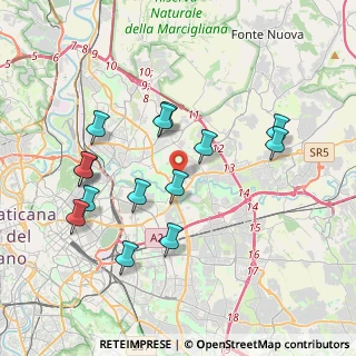 Mappa Via Giuseppe Bellucci, 00156 Roma RM, Italia (4.02214)