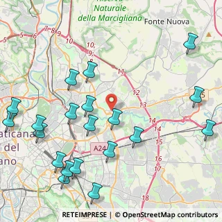 Mappa Via Vanni Biringucci, 00156 Roma RM, Italia (5.695)