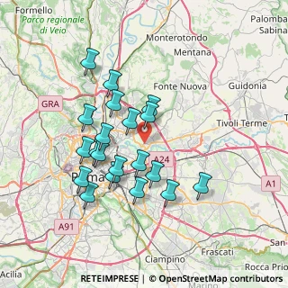 Mappa Via Giuseppe Bellucci, 00156 Roma RM, Italia (6.954)