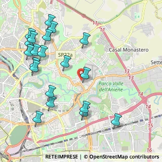 Mappa Via Giuseppe Bellucci, 00156 Roma RM, Italia (2.6575)