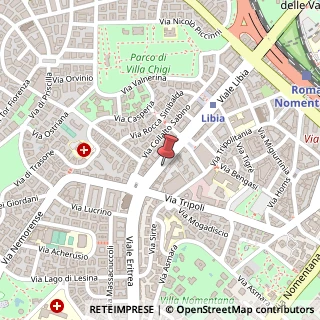 Mappa Viale Libia, 34, 00199 Roma, Roma (Lazio)