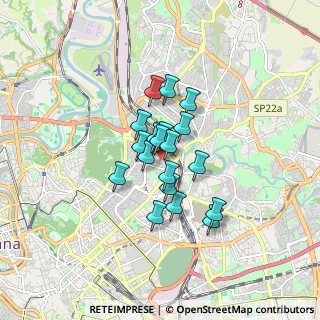 Mappa Via Tigrè, 00199 Roma RM, Italia (1.15)