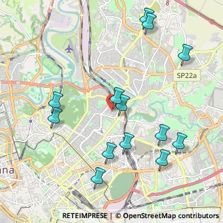 Mappa Via Tigrè, 00199 Roma RM, Italia (2.44692)