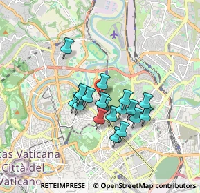 Mappa Via Morelli Alamanno, 00197 Roma RM, Italia (1.3415)