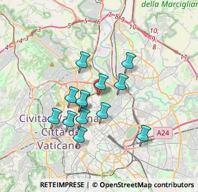Mappa Via Morelli Alamanno, 00197 Roma RM, Italia (2.97692)