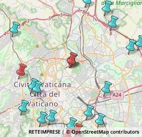 Mappa Via Morelli Alamanno, 00197 Roma RM, Italia (6.3385)