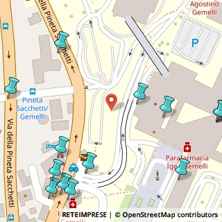 Mappa Policlinico Universitario Agostino Gemelli, 00168 Roma RM, Italia (0.09333)