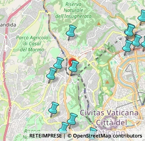 Mappa Policlinico Universitario Agostino Gemelli, 00168 Roma RM, Italia (2.95786)