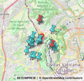 Mappa Policlinico Universitario Agostino Gemelli, 00168 Roma RM, Italia (1.4055)