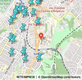 Mappa Policlinico Universitario Agostino Gemelli, 00168 Roma RM, Italia (0.7605)