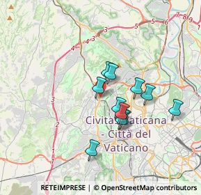 Mappa Policlinico Universitario Agostino Gemelli, 00168 Roma RM, Italia (2.88364)