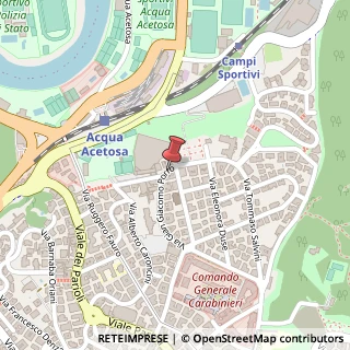 Mappa Via Gian Giacomo Porro, 26, 00197 Roma, Roma (Lazio)