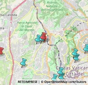 Mappa Via Montebruno, 00168 Roma RM, Italia (2.97917)