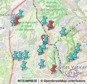 Mappa Via Montebruno, 00168 Roma RM, Italia (2.3345)