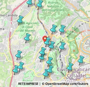 Mappa Via Montebruno, 00168 Roma RM, Italia (2.42789)