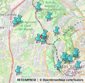 Mappa Via Montebruno, 00168 Roma RM, Italia (2.5575)