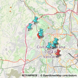 Mappa Via Montebruno, 00168 Roma RM, Italia (3.49364)