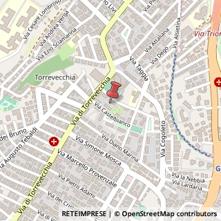 Mappa Via Montebruno, 12, 00168 Roma, Roma (Lazio)