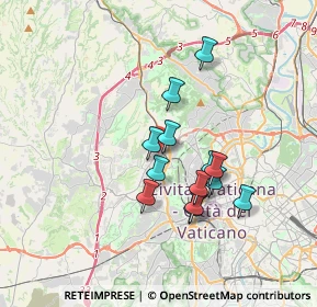 Mappa Via Montebruno, 00168 Roma RM, Italia (3.04231)