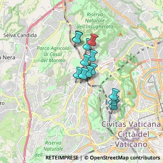 Mappa Via Montebruno, 00168 Roma RM, Italia (1.29462)