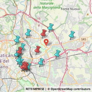 Mappa Casal de' Pazzi- Bartolo Longo, 00156 Roma RM, Italia (5.27789)