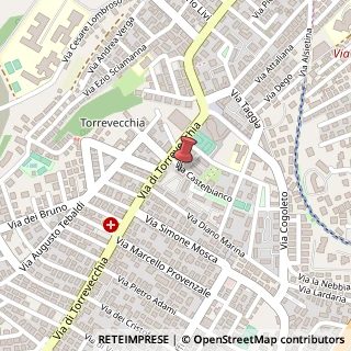 Mappa Via Castelbianco, 10, 00168 Roma, Roma (Lazio)
