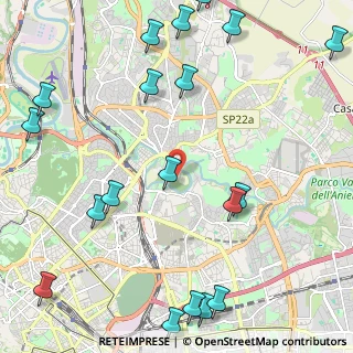 Mappa Via Monte Fantino, 00141 Roma RM, Italia (3.21)