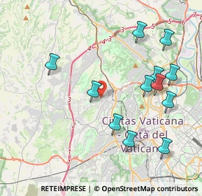 Mappa Via Francesco Bonfiglio, 00168 Roma RM, Italia (4.60833)