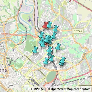 Mappa Via Bengasi, 00199 Roma RM, Italia (1.14789)